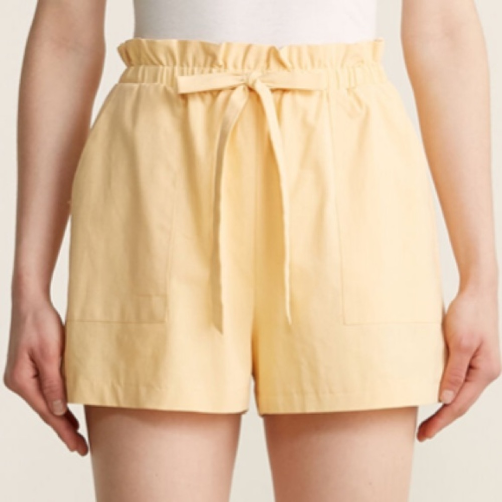 NWT Lush Paperbag Linen & Cotton Shorts